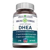 Amazing Formulas DHEA Supplement - 25mg 240 Tablets- Dehydroepiandrosterone Hormone Tablets for Men and Women - Easier to Use Than Cream and Powder Products