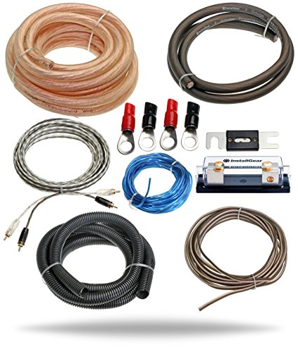 InstallGear 4 Gauge Amp Kit Ga Awg Amplifier Installation Wiring True Spec and Soft Touch Wire