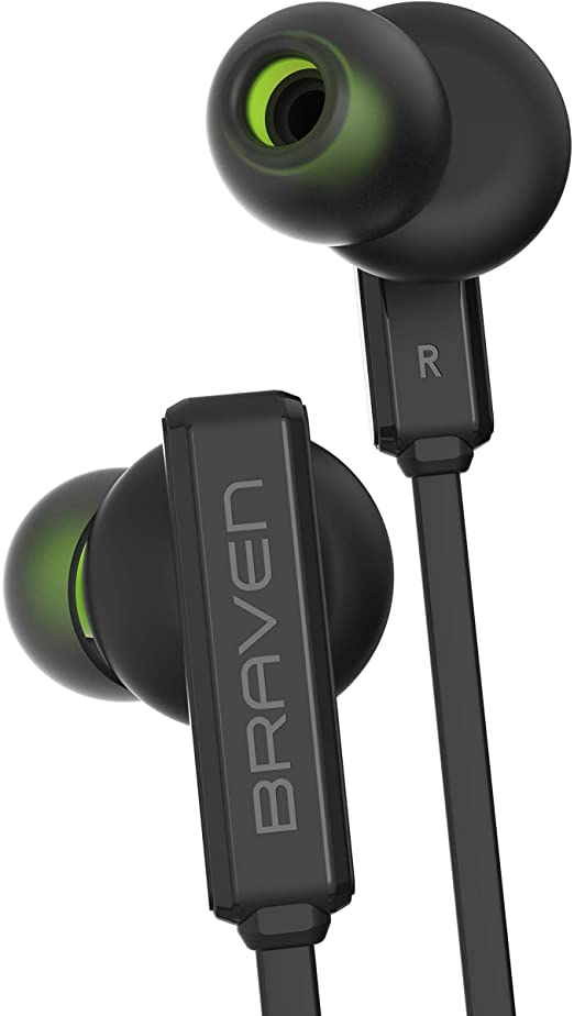 Braven Flye Sport - Water-Resistant, Bluetooth Earbud - Black