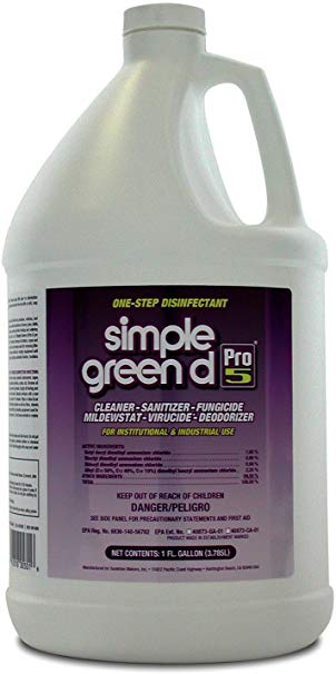 Simple Green 30501 d Pro 5 Disinfectant, 1 gal Bottle