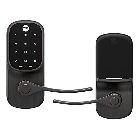 Yale Security YRL256-NR-0BP Assure Key Free Touchscreen Lever Lock, Oil-Rubbed Bronze