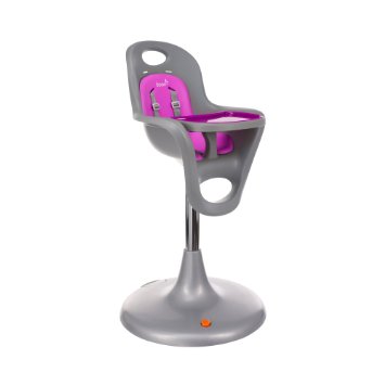 Boon Flair Pedestal Highchair, Pink/Gray