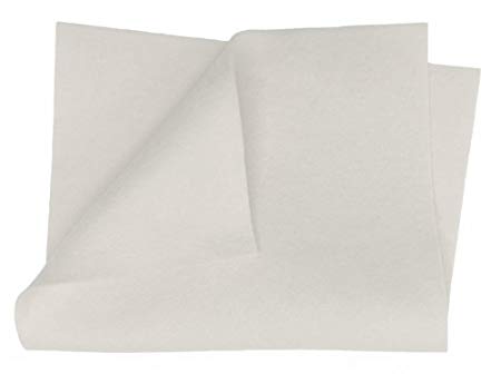 100% Merino Wool Craft Felt - NATURAL WHITE (8" x 12" sheet)