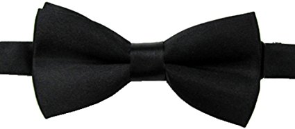 EachWell Solid Color Rayon Boys Kids Adjustable Bow tie Holiday Party Dress up