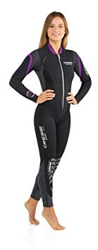 Cressi Lady Front-Zip Full Wetsuit for Water Activities | Bahia & new Bahia Flex