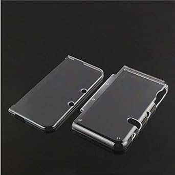 For New 3DS Case Ultra Clear Crystal Transparent Hard Split Shell Protective Case Cover Skin Housing Shell Case Cover