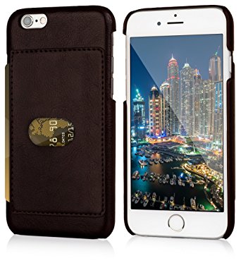 Lockwood iPhone 6/6s Snap On Wallet Case | Vintage Dark Brown | Travel Wallet With Card Holder | Ultra Slim & Lightweight Design | Classic Cases for Modern Devices | (4.7" Screen) | PU Leather