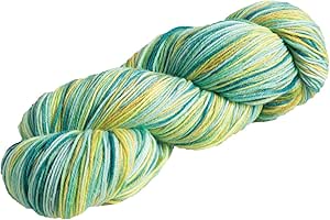 Knit Picks Stroll Hand Painted Fingering Superwash Merino Wool Sock Yarn Green - 100 g (Frolic)