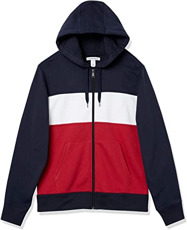 Amazon Essentials Men's Full-Zip Hooded Fleece Sweatshirt