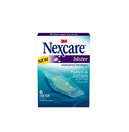 Nexcare BWB-06 Blister Waterproof Bandages, One Size, 6 Count