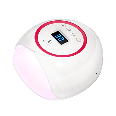 Nail Dryer, USpicy 36W LED Nail Lamp for Gel Nail Polish with Automatic Sensor, Works With Acrylic, Gel, or Standard Nail Polishes, Large Space For Your Hands, 4 Timer Settings