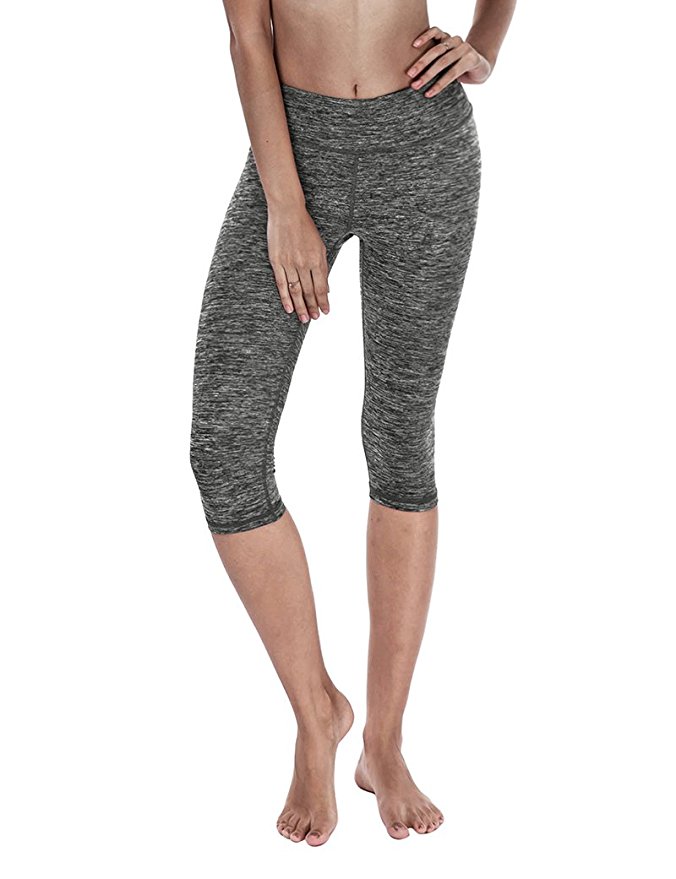 Yoga Reflex - Yoga Capris Pants - Running Capri Pants With Hidden Pocket(XS-2XL)