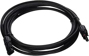 Renogy 20 Feet 10AWG Solar Extension Cable with MC4 Female and Male connectors