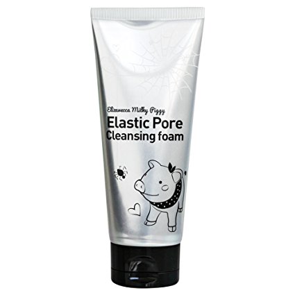 Elizavecca Milky Piggy Elastic Pore Cleansing Foam 120ml - Charcoal 5%