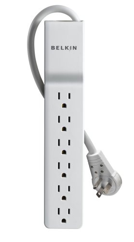 Belkin 6-Outlet Commercial Surge Protector with Rotating Plug 8 Feet