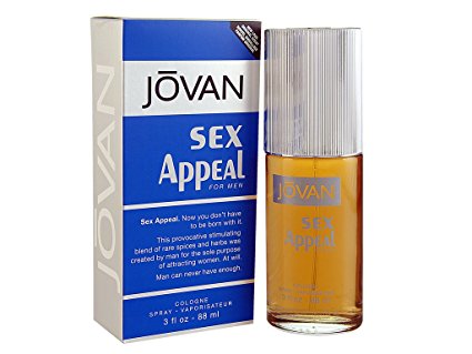 Jovan Sex Appeal by Jovan for Men - 3 Ounce Cologne Spray
