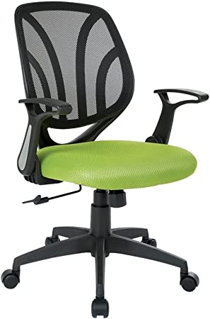 Office Star Work Smart Screen Back Office Chair, Green