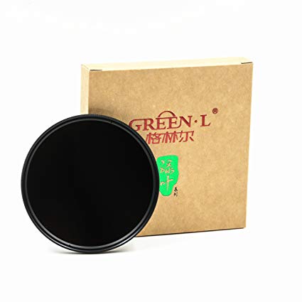 GREEN.L 82mm ND1000 Filter Slim Neutral Density ND Filter Optical Glass 10 Stop