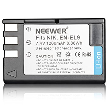 Rechargeable Li-ion Battery for Nikon EN-EL9/EN-EL9A SLR Digital Camera D3X D40 D40X D60 D3000 D5000