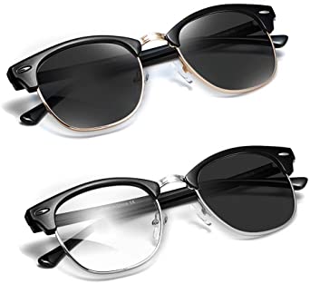 TIANYESY Semi Rimless Polarized Sunglasses Men Photochromic Sun Glasses Women Unisex TY201903