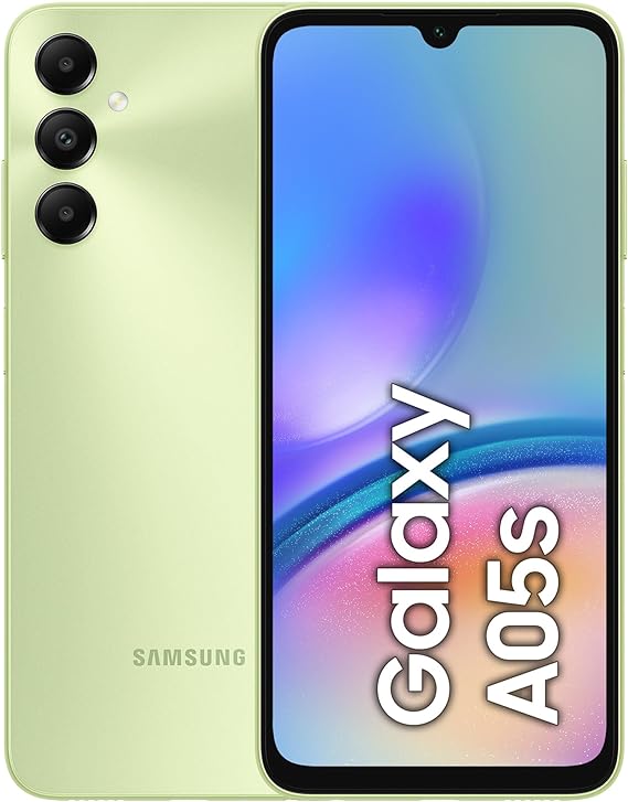 Samsung Galaxy A05s, Factory Unlocked Android Smartphone, 13MP Front Camera, Fast Charging, 64GB, Light Green, 3 Year Manufacturer Extended Warranty (UK Version)