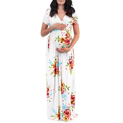 Maternity Short Sleeve Dress - Made in USA