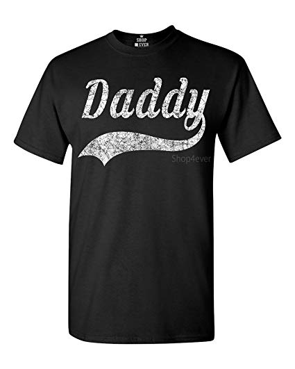 Shop4Ever Daddy Classic Baseball T-Shirt Father's Day Shirts
