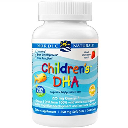 Nordic Naturals - Children's DHA, Healthy Cognitive Development and Immune Function, 360 Soft Gels (FFP)