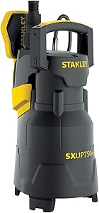 Stanely Pompe Immergée SXUP750PTE pour Eaux Claires et Sales (750 W,Débit max. 13.500 l/h,Hauteur d'élévation max. 8 m)