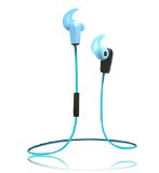 RevJams Active Sport Wireless Bluetooth Earbuds with Noise Isolation and in line microphone - Blue