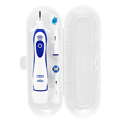FOURCHEN | Electric Toothbrush Plastic Travel Case for standard Braun Oral-B & Philips - Transparent
