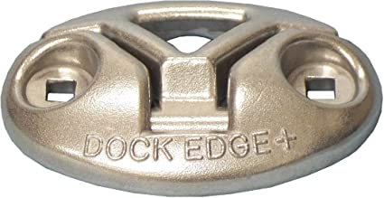 Dock Edge Aluminum Flip Up Ring Dock Cleat, 3-Inch