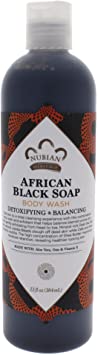 Nubian Heritage African Black Soap Body Wash, 13 Ounces