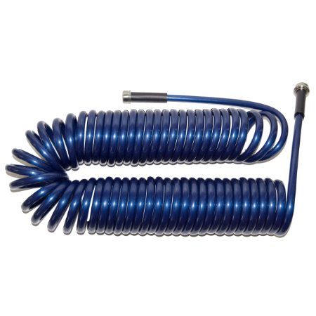 Plastair SpringHose PUW650B9-M-3-AMZ Light Polyurethane Lead Free Drinking Water Safe MarineRV Recoil Hose Blue 38-Inch by 50-Foot