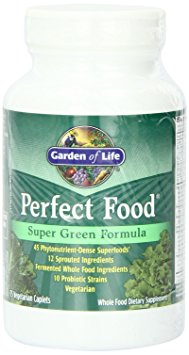 Garden of Life Perfect Food Green label 75 Caplets