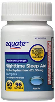 Sleep Aid 50 mg, Maximum Strength, 96 Softgels (Compare to Unisom)
