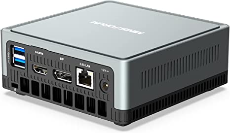 MINISFORUM UM350 Windows 11 Mini PC 16GB DDR4 RAM 512GB SSD AMD Ryzen 5 3550H Desktop Computer, 4K@60Hz HDMI/DP/USB-C Outputs, 2.5G LAN, Radeon Vega 8 Graphics, Support Auto Power On