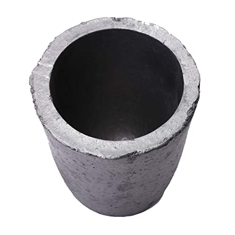 Nisorpa Durable Foundry Silicon Carbide 6KG Graphite Crucibles Cup Furnace Coke Oven Electric Torch Lab Supply Melting Casting Refining Gold Silver Copper Brass Aluminum (#6(750ML))