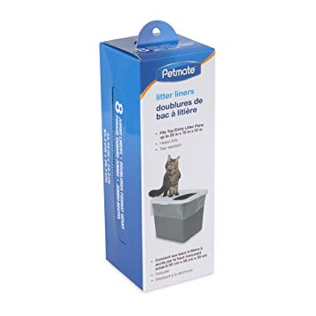 Petmate Top Entry Litter Pan Liners for Cat