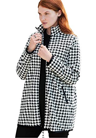 Woman Within Plus Size Zip-Front Microfleece Jacket