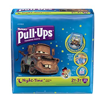 Pull-Ups Training Pants, Night Time for Boys 2T-3T, 23 Count (Packaging May Vary)