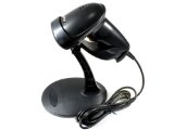 USB Automatic Barcode Scanner Scanning Barcode Bar-code Reader with Hands Free Adjustable Stand Black