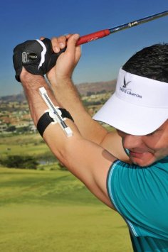 SWINGCLICK Golf Swing Aid Version 2015 Worlds no1 Golf Transition Trainer Improves Rhythm Tempo and Consistency