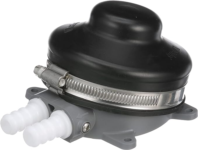 Whale GP4618 Babyfoot Manual Freshwater Galley Pump, Connects to ½-Inch Flexible Hose, 2.2 GPM Max Flow Rate
