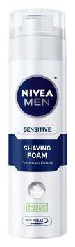 NIVEA MEN Sensitive Shaving Foam with Skin Guard 87 oz Bottle Pack of 3