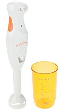Kalorik MS-18676T Sunny Morning 200-Watt Immersion Handheld 2-Speed Blender, Tangerine