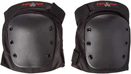 Triple Eight Street Knee Pads for Skateboarding and Roller Derby with Adjustable Straps (1 Pair)