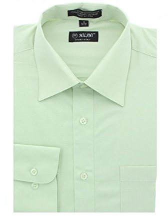 Milani Men's Dress Shirt With Convertible Cuffs