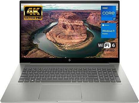 HP 2023 Latest Premium Envy Laptop, 17.3" UHD Display, Intel Core i7-13700H, 32GB RAM, 1TB SSD, Webcam, HDMI, Wi-Fi 6, Backlit Keyboard, Windows 11 Home, Grey