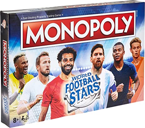 Winning Moves WM01927-EN1-6 World Football Stars Monopoly Board Game